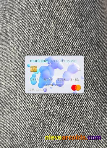 Argentina Municipal Bank of Rosario mastercard photolook